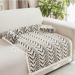 NonoPets Washable Chenille Non-Slip, Portable & Supportive Cushion Sofa Bed for Dogs & Cats, Small slide 2 of 6