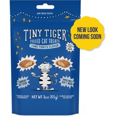 Tiny Tiger Tuna Tidbits Flavor Filled Crunchy Cat Treats (NEW LOOK COMING SOON), 3-oz bag