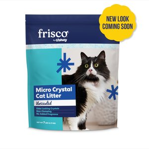 Frisco Micro Crystal Unscented Non-Clumping Crystal Cat Litter, 7-lb bag