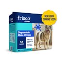 Frisco Disposable Male Dog Wraps, Large, 30 count
