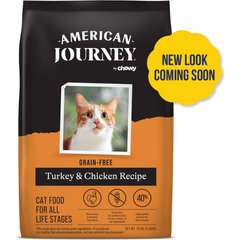 American Journey Turkey & Chicken Recipe Grain-Free Dry Cat Food (NEW LOOK COMING SOON), 12-lb bag