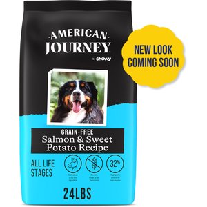 American Journey Grain-Free Salmon & Sweet Potato Recipe Dry Dog Food (NEW LOOK COMING SOON), 24-lb bag