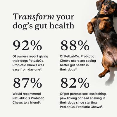 Show full view: PetLabCo. Probiotic Salmon Flavored Soft Chews for Dogs, 30 count slide 9 of 11
