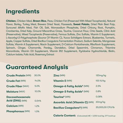Show full view: Jinx Jr Whole Grain Chicken Recipe Natural Dry Puppy Food, 4-lb bag slide 10 of 10