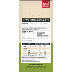 The Honest Kitchen Human Grade Wholemade Whole Grain Chicken Dehydrated Dog Food, 10-lb box