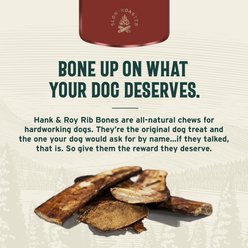 Hank and Roy Rich, Natural Flavor 8 to 10-in Beef Rib Dog Bones, 6 count slide 2 of 4