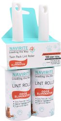Navirite Twin Pack Odor Elimination Pet Lint Roller, White, Medium, 100 sheets slide 2 of 7