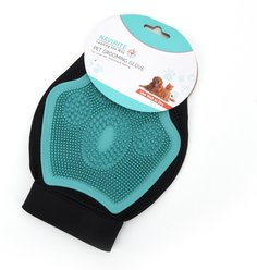 Navirite Groom & Clean Mitt Pet Hair Remover, Blue