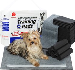 Pettycare Disposable Odor Control Charcoal Dog Training & Potty Pads, 28 x 34-in, 18 count slide 2 of 7
