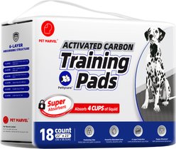 Pettycare Disposable Odor Control Charcoal Dog Training & Potty Pads, 28 x 34-in, 18 count slide 1 of 7