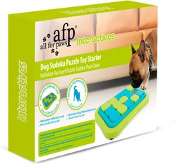 allforpaws Interactives Dog Sokudo Starter Treat Dispensing Dog Puzzle Toy, Green slide 2 of 9