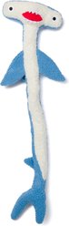 fabdog Mini Twisty Hammerhead Shark Squeaky Plush Dog Toy, Blue slide 2 of 2
