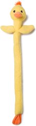 fabdog Mini Twisty Duck Squeaky Plush Dog Toy, Yellow slide 2 of 2