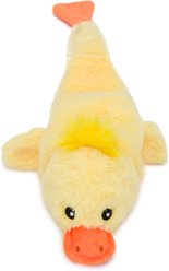 fabdog Flingy Duck Squeaky Plush Dog Toy, Yellow slide 2 of 3