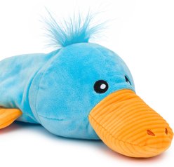 fabdog Flingy Platypus Squeaky Plush Dog Toy, Blue slide 2 of 3