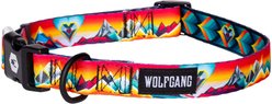 Wolfgang Heavy Duty MountainVibes Adjustable Dog Collar with Quick Release, Large: 18 to 26-in neck, 1-in wide