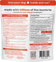 Mutt Gut Organic 3 in 1 Pre, Pro & Postbiotic Supplement Powder Probiotics for Dogs, 60-g bag slide 2 of 2