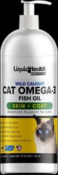 Liquid Health Pets Wild Caught OMEGA-3 Fish Oil Liquid Skin & Coat Supplement for Cats, 8-fl oz bottle