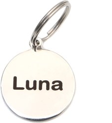 Mimi Green Circle Pet ID Tag Large