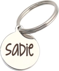 Mimi Green Circle Pet ID Tag Small