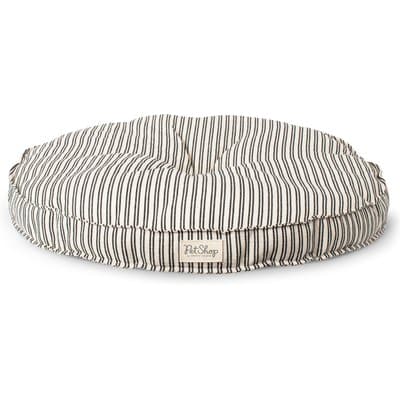 Fringe Studio Fringe Studio Yarn Dye Stripe Round Tufted Dog Bed, Medium