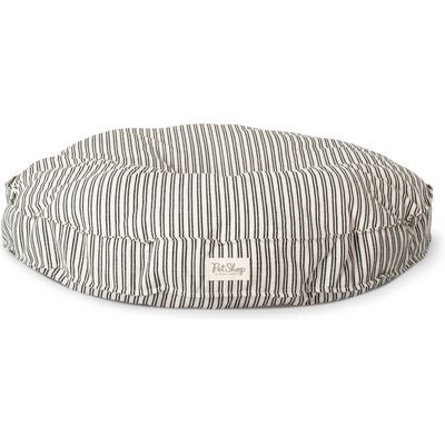 Fringe Studio Fringe Studio Yarn Dye Stripe Round Tufted Dog Bed, Large