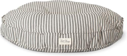 FRINGE STUDIO Yarn Dye Stripe Round Tufted Dog Bed, Large - Chewy.com