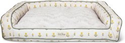 Fringe Studio Block Print Marigold Couch Dog Bed, Large