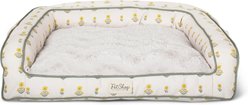 Fringe Studio Block Print Marigold Couch Dog Bed, Medium