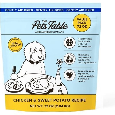 The Pets Table The Pets Table Chicken & Sweet Potato Air-Dried Dog Food, 72-oz bag
