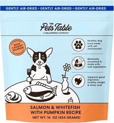 The Pets Table Salmon & Whitefish with Pumpkin Grain-Free Air-Dried Dog Food, 16-oz bag
