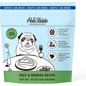 The Pets Table Beef & Berries Grain-Free Air-Dried Dog Food, 48-oz bag