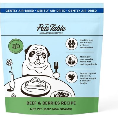 The Pets Table The Pets Table Beef & Berries Grain-Free Air-Dried Dog Food, 16-oz bag