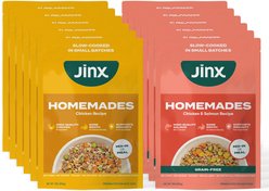 Jinx Homemade Variety Pack Wet Dog Food, 9-oz pouch, case of 12