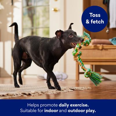 Show full view: Frisco Rope with 3 Knots Dog Toy, Medium/Large slide 4 of 6