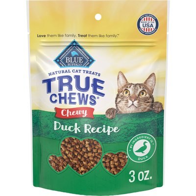Blue Buffalo Blue Buffalo True Chews Duck Recipe Chewy Cat Treats, 3-oz bag