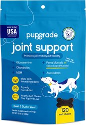 PupGrade Joint Support Beef Flavored Supplement for Dogs, 120 count