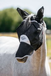 LeMieux 360 Vision Horse Full Fly Mask, Grey, X-Large