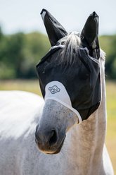 LeMieux 360 Vision Horse Half Fly Mask, Grey, Large