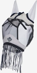 LeMieux Horse Fringe Fly Mask, Navy, Large