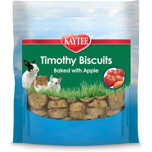 Kaytee Baked Apple Timothy Biscuit Small Animal Treats, 4-oz bag