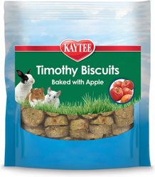 Kaytee Baked Apple Timothy Biscuit Small Animal Treats, 4-oz bag