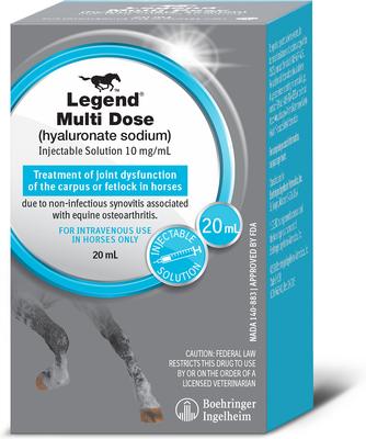 LEGEND Multi-Dose (hyaluronate sodium) Injectable Solution for Horses, 10 mg/mL, 20-mL Vial