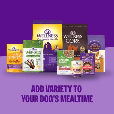 Show full view: Wellness Protein Bowls Adult Wholesome Grains Beef, Potato & Green Beans Fresh Alternative Dog Food, 6.2-oz pouch, case of 6 slide 9 of 11
