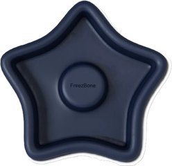 Freezbone FreezStar Long-Lasting Tough Chewer Treat Dispenser Dog Toy, Large, Navy