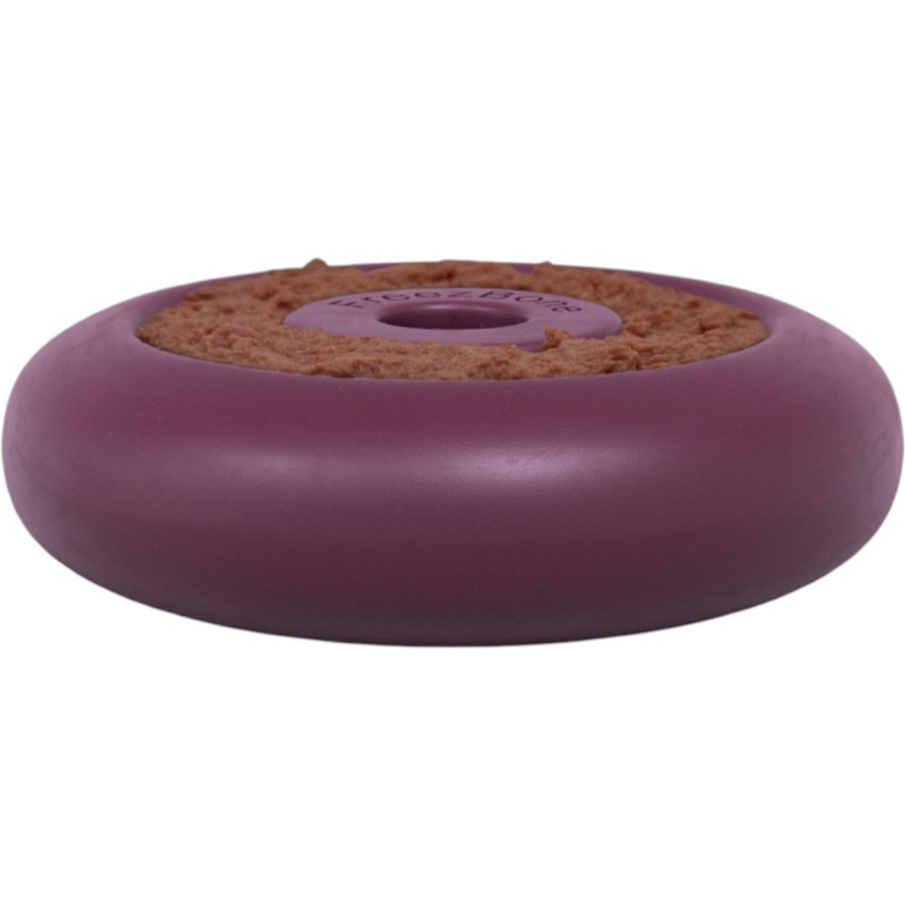 Freezbone Super Durable Freez Doughnut Tough Chewer Treat Dispenser Dog Toy, Purple, Small
