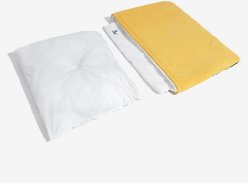 FunnyFuzzy Extremely Soft Fuzzy Sleeping Bag Machine Washable Covered Dog Bed, Green, Large slide 2 of 8
