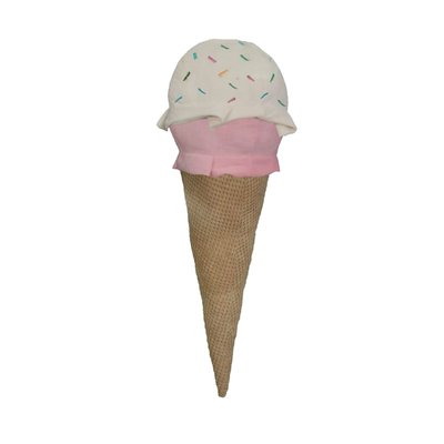Petlou Petlou Ice Cream Squeaky Plush Dog Toy, 29-in