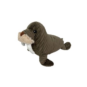 Petlou Groovys Walrus Squeaky Plush Dog Toy, 12-in