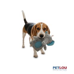 Petlou Pocket Dotty Friends 3.0 Elephant Squeaky Plush Dog Toy, 7-in slide 2 of 5